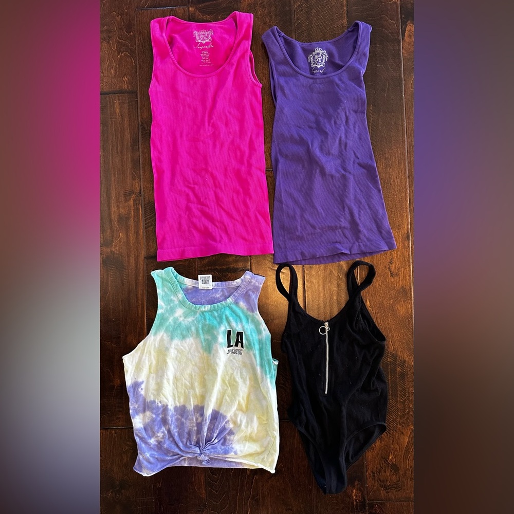 Colorful Tank and Bodysuit Set 4